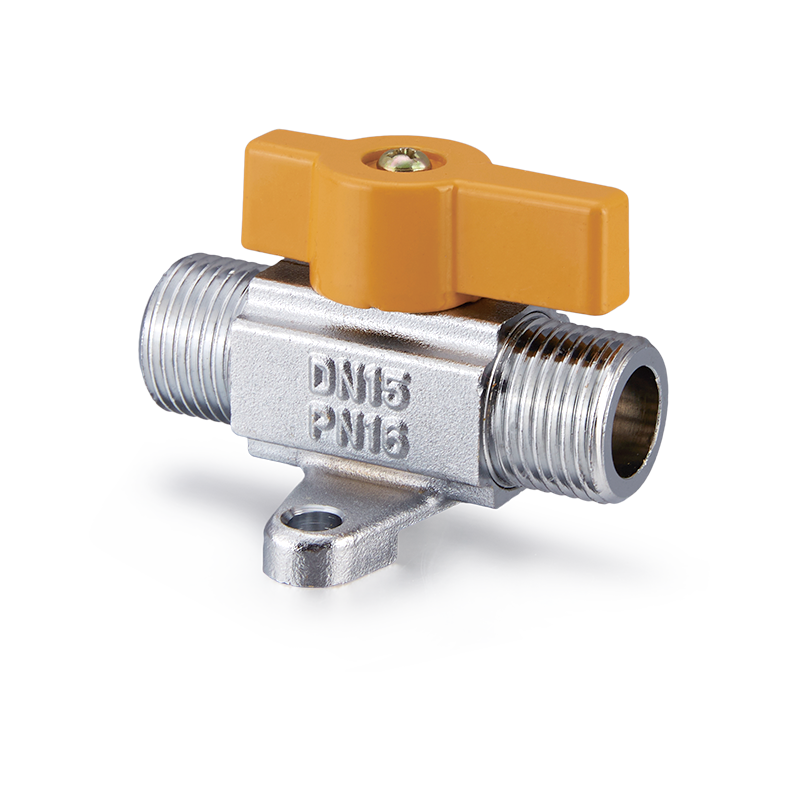 Injap Bebola Loyang YH-212 dengan Tapak (M/M)